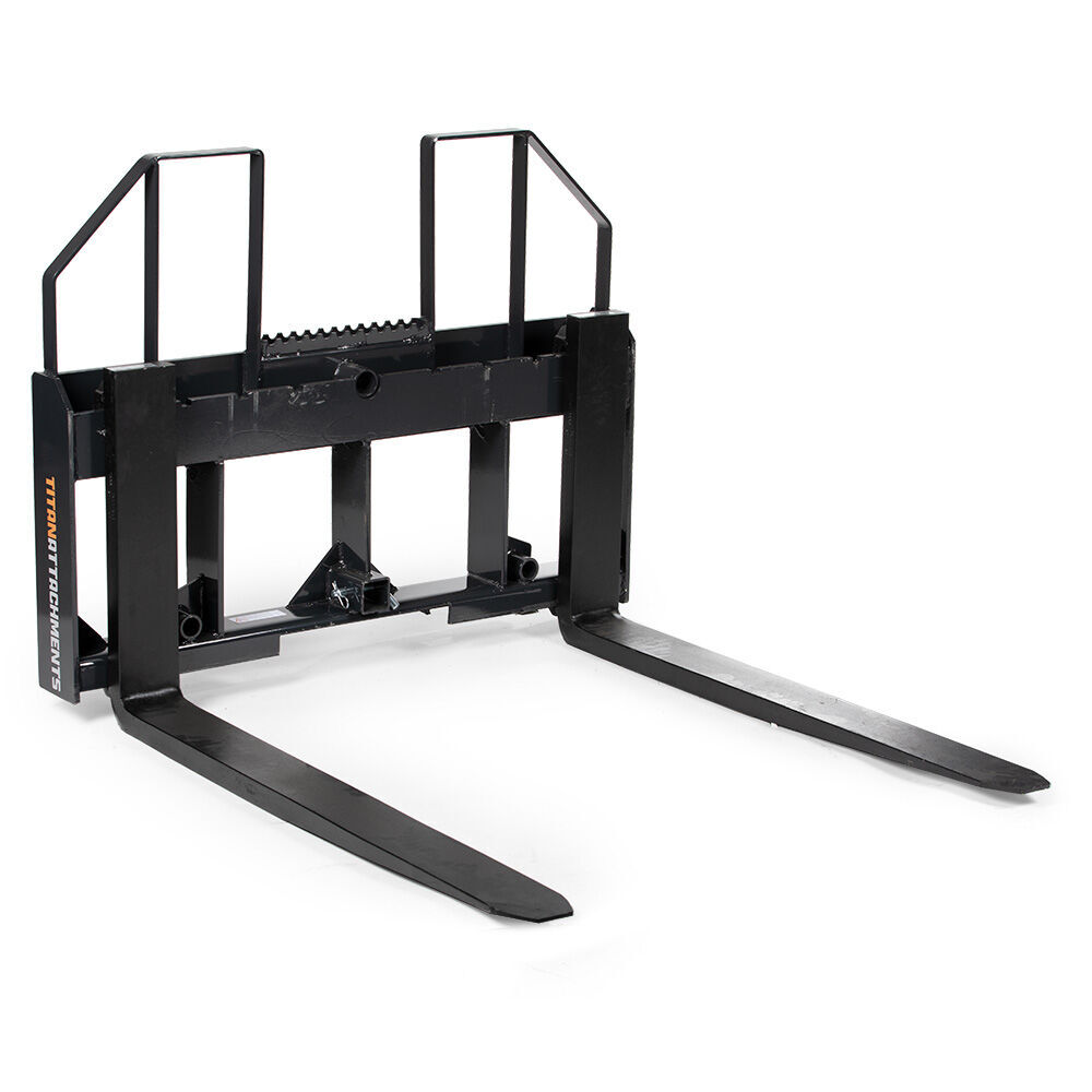 Titan Attachments Class 3 Step-Through Pallet Fork Frame Attachment, 60” Blades