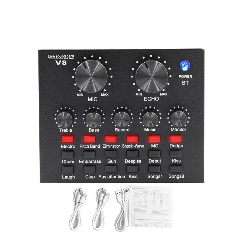 Essential Equipment V8 External Audio Device Compatible With Many Uses