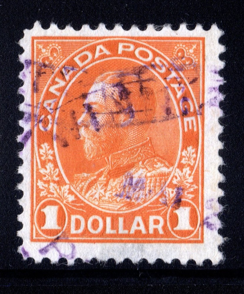 #122 Admiral $1 Canada used well centered