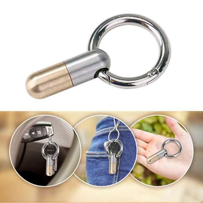 4pc Capsule Knife Microblade Key Micro Cutting Tool Mini Pill Keychain Knife