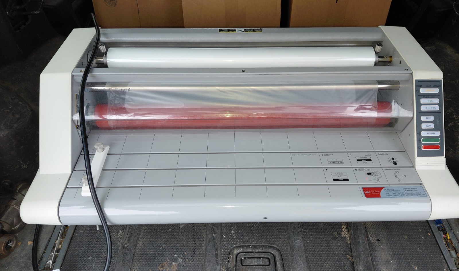 GBC 1710740 Heatseal Ultima 65 Thermal 27 Inch Max Width Roll Laminator