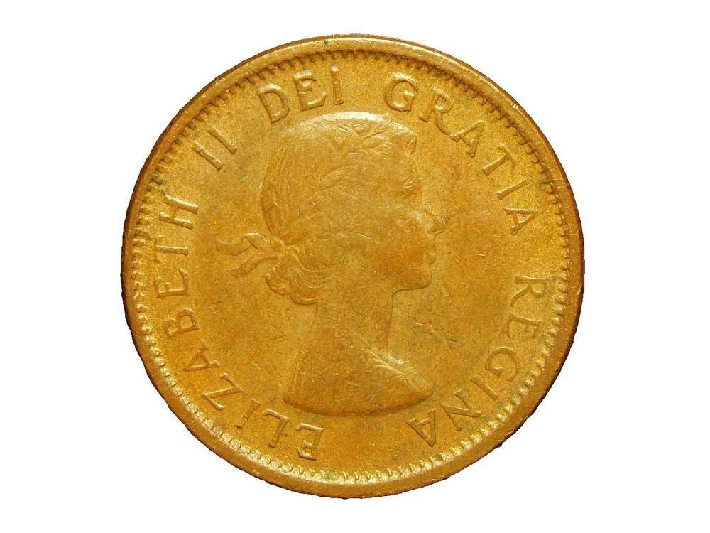CANADA 1964 1 CENT COIN #1