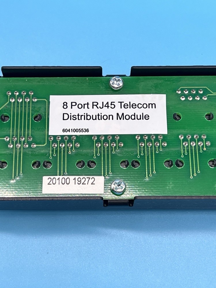 SCP 8 Port RJ45 Telecom Distribution Module
