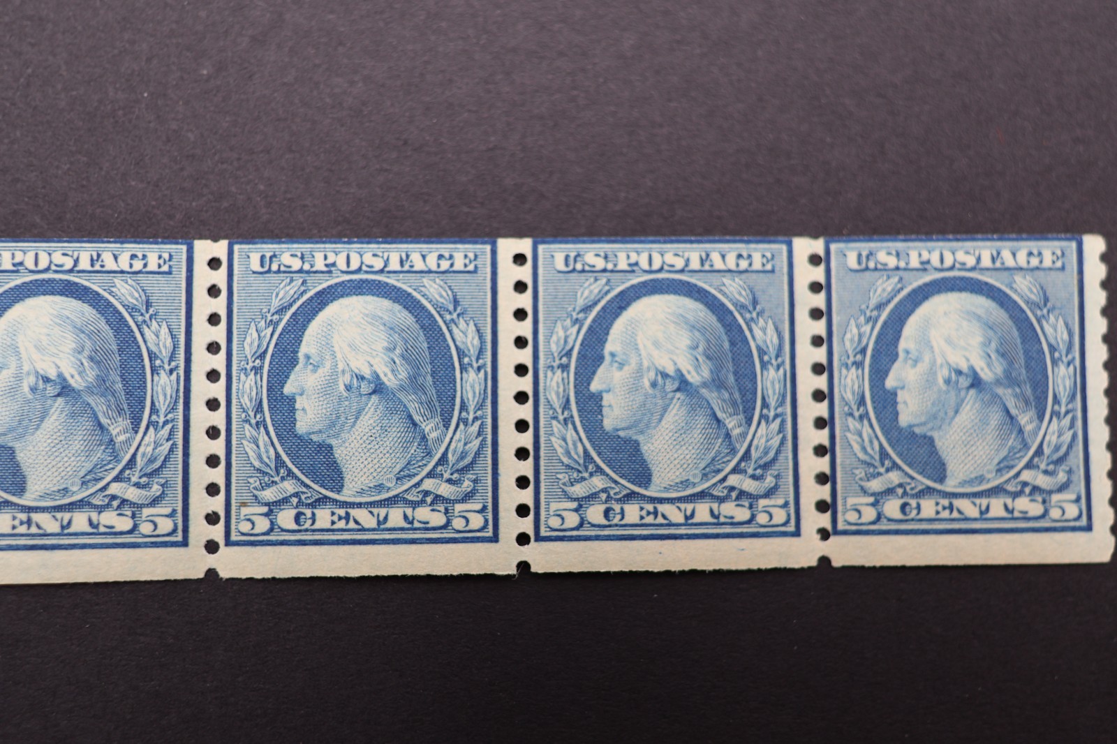 us coil strip 10 cl line pair clp sc# 496 mint mnh nh