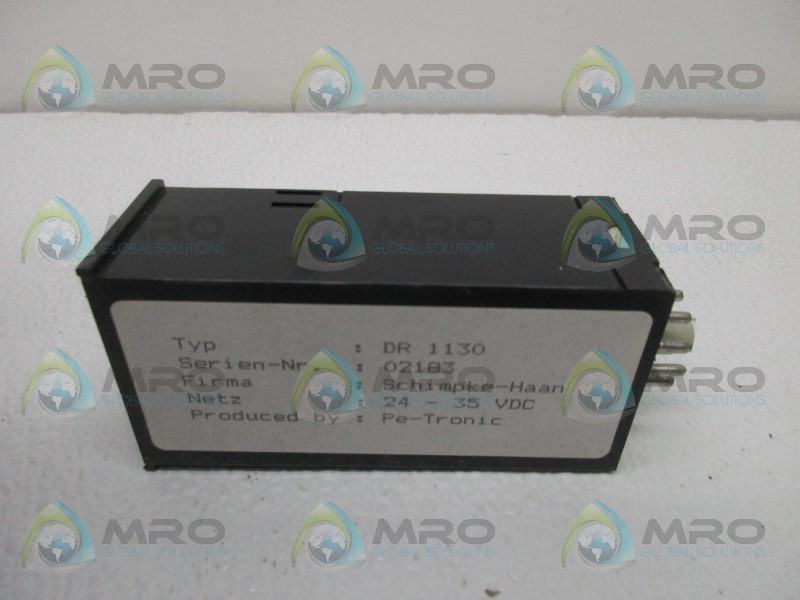 SCHIMPKE HAAN DR1130 TIMER NSNP