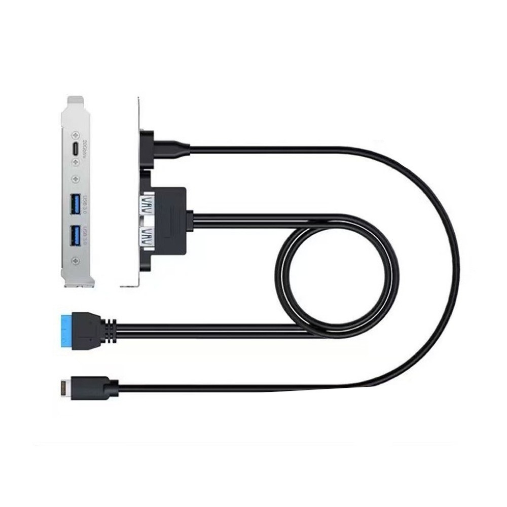 20Gbps USB3.2 Gen2x2 Front Panel Adapter, USB-C and USB to USB3.2 Type-E1106