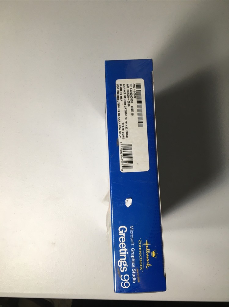 Microsoft Graphics Studio Greets 99 CD ROM