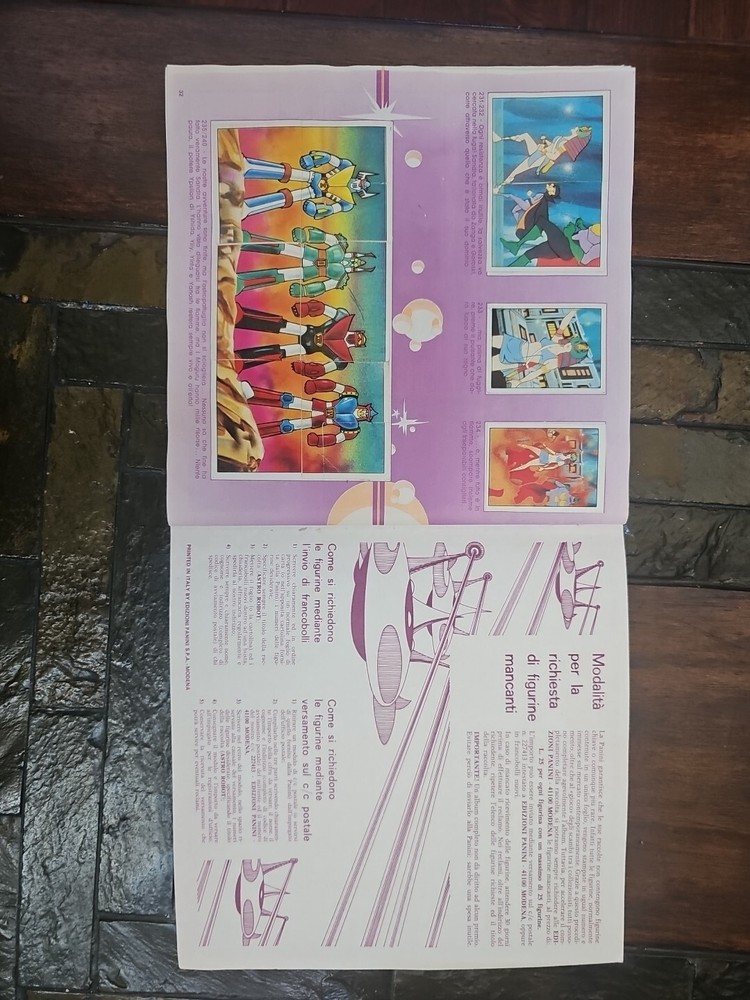 Astro Robot Sticker Album Incomplete