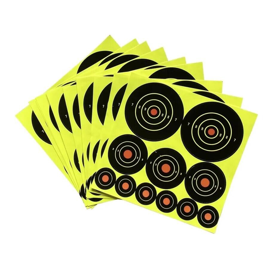 220 - Self Adhesive Splatter Reactive Shooting Target Stickers