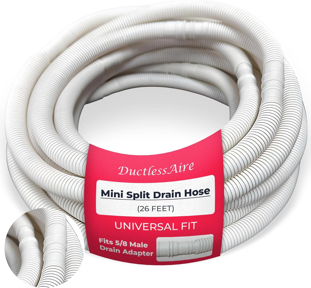 Ductlessaire Mini Split Drain Hose - Drain Line for Ductless Mini Split Air Cond