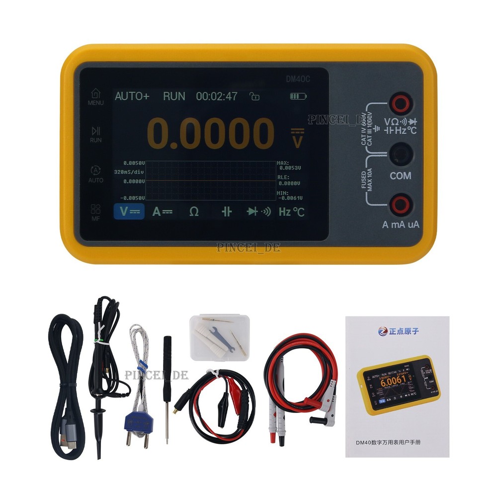 Signal Generator with MP02 Probe DM40C Premium Version Multimeter Oscilloscope