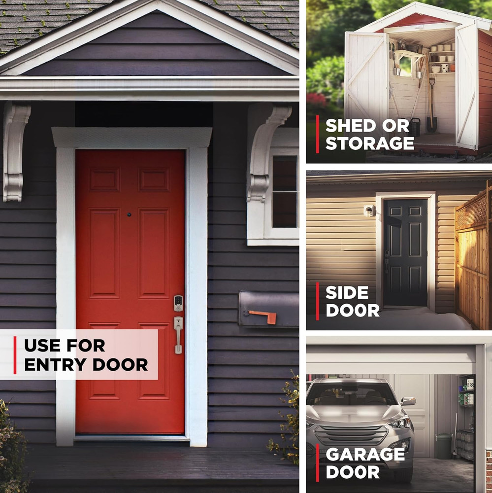 Smartcode 270 Keyless Entry Electronic Touchpad Deadbolt Door Lock with Auto-Loc