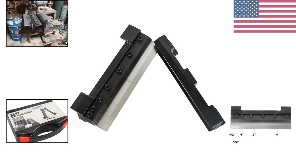 Precision Metal Bender with Removable Segmented Fingers for Custom Fabrication