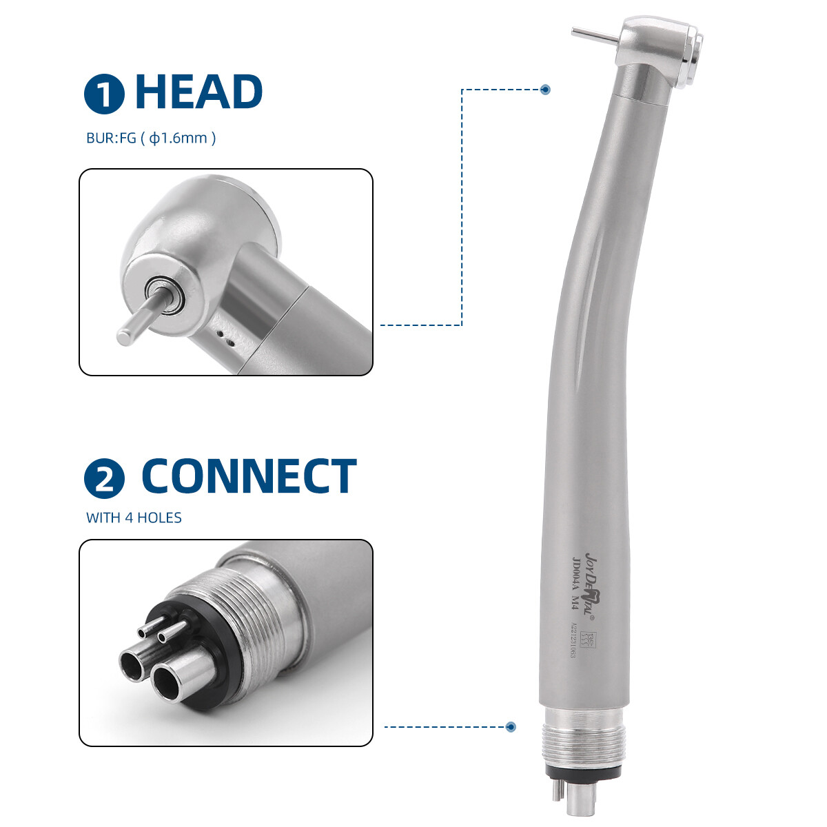 AZ Dental Electric Hygiene Prophy Handpiece/Dental High&Low Speed Handpiece Kit