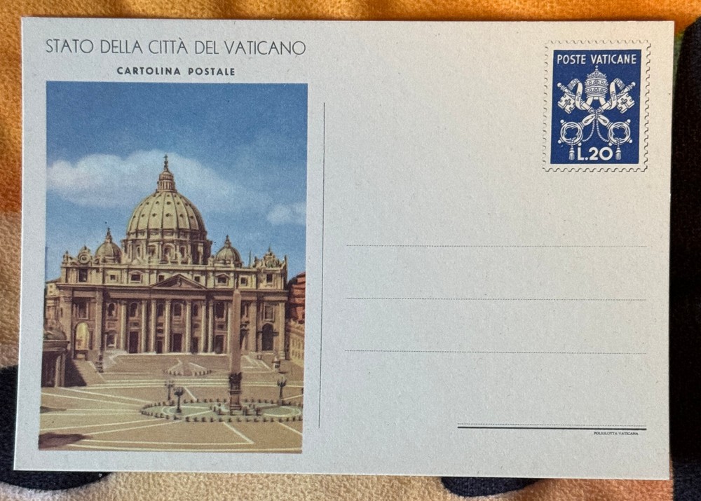 Vatican postal stationery - mint condition - H&G #20