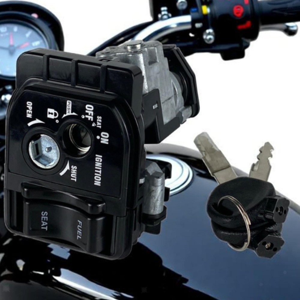 Motorcycle Ignition Switch Stable Easy to Install Motorcycle Starter Switch