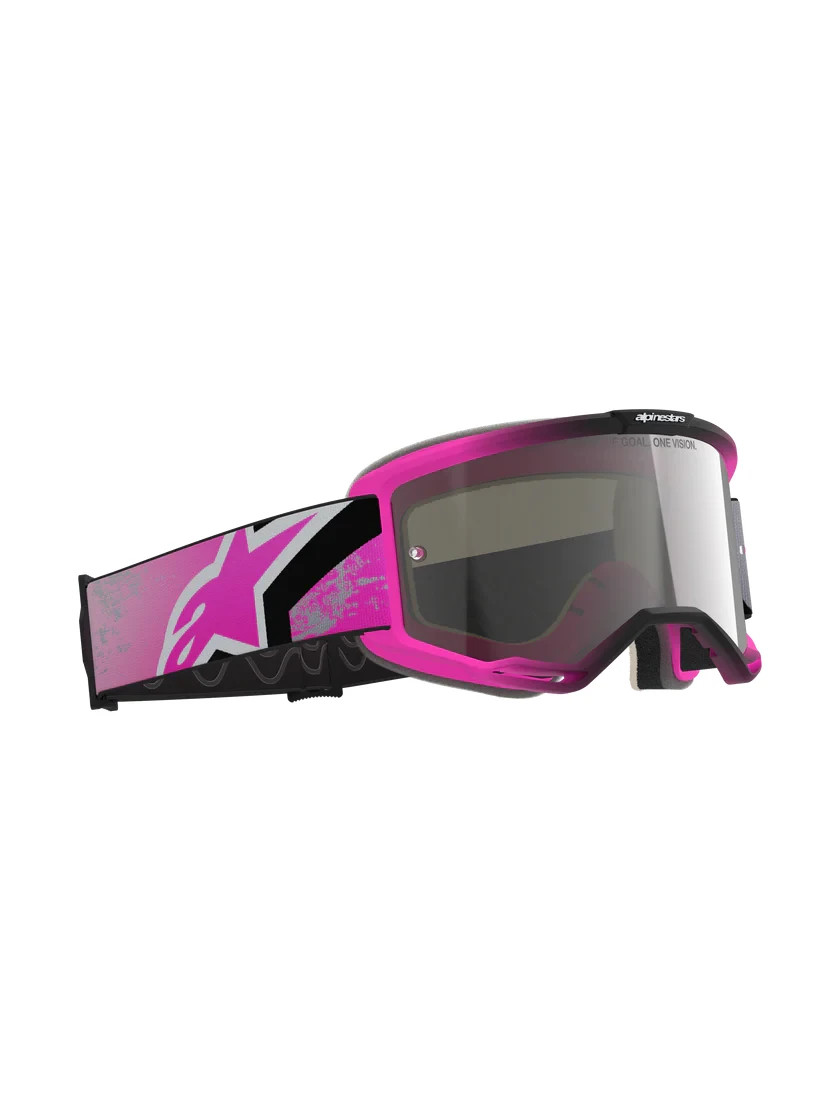 Alpinestars Vision 5 Lahnd MX ATV MTP Goggle Pink/Silver Mirror Lens