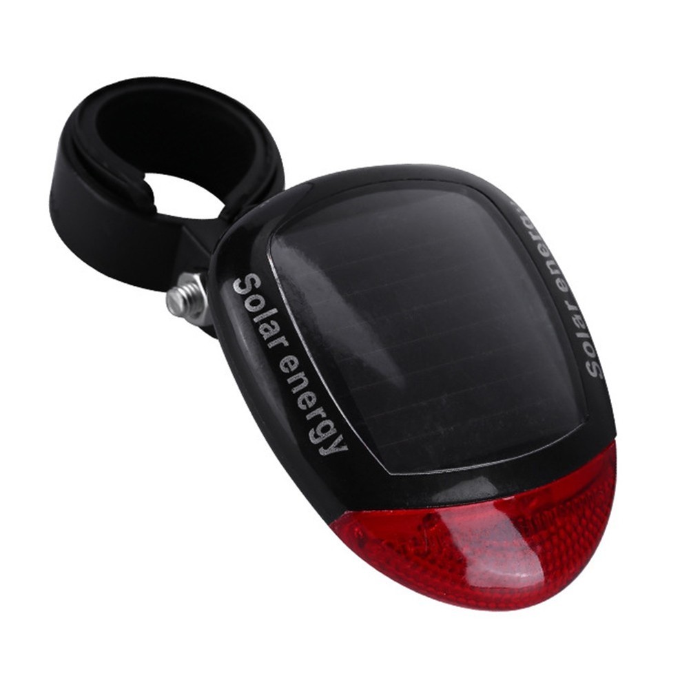 Sustainable Lighting Solution Solar Powered MTB Taillight Easy Mounting