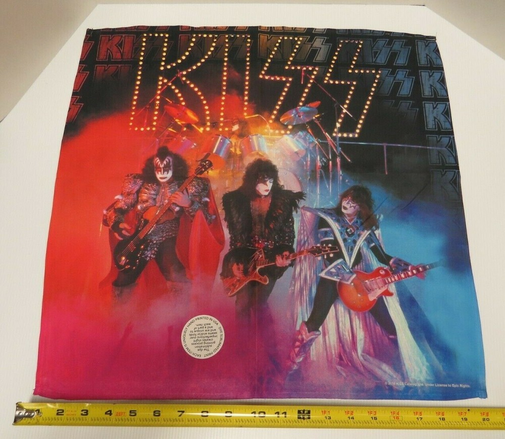 KISS UNMASKED BANDANA OFFICIAL 2016