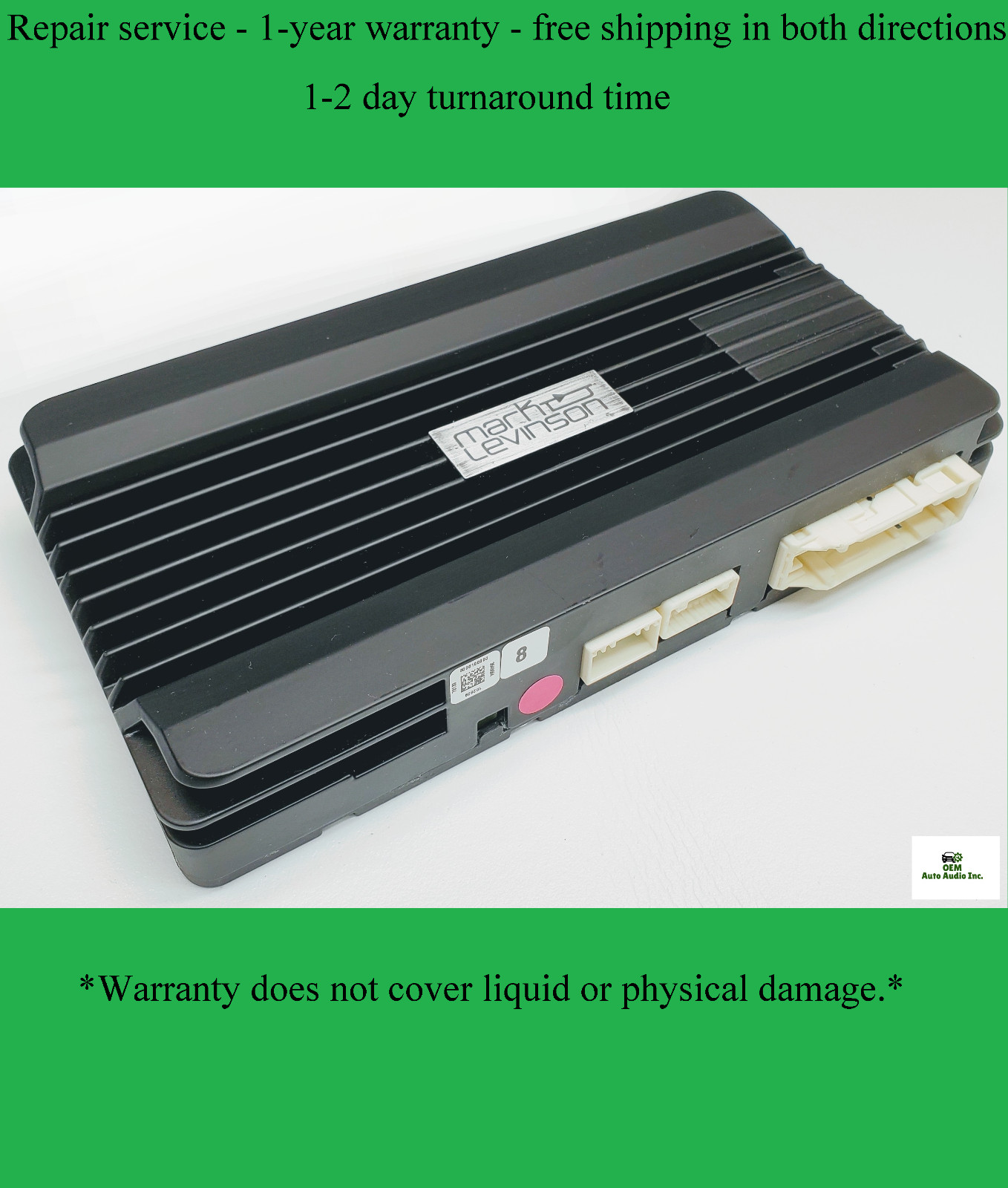 *REPAIR SERVICE* Mark Levinson 2019+ Lexus amplifier 1YR warranty 86280-0WE40