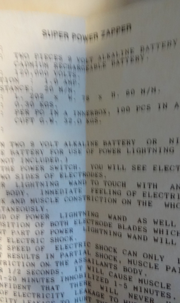 O-MEGA Super Stunner 120 volts