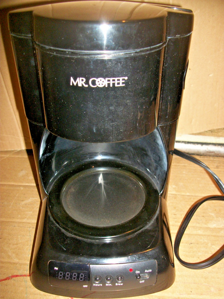 Mr Coffee/Sunbeam Programmable 4 Cup Drip Coffee Maker Brewer Model #NLX5 Black