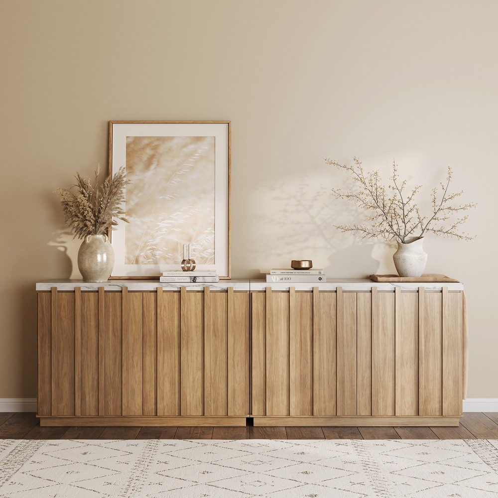 Modern Storage Cabinet with Adjustable Shelves