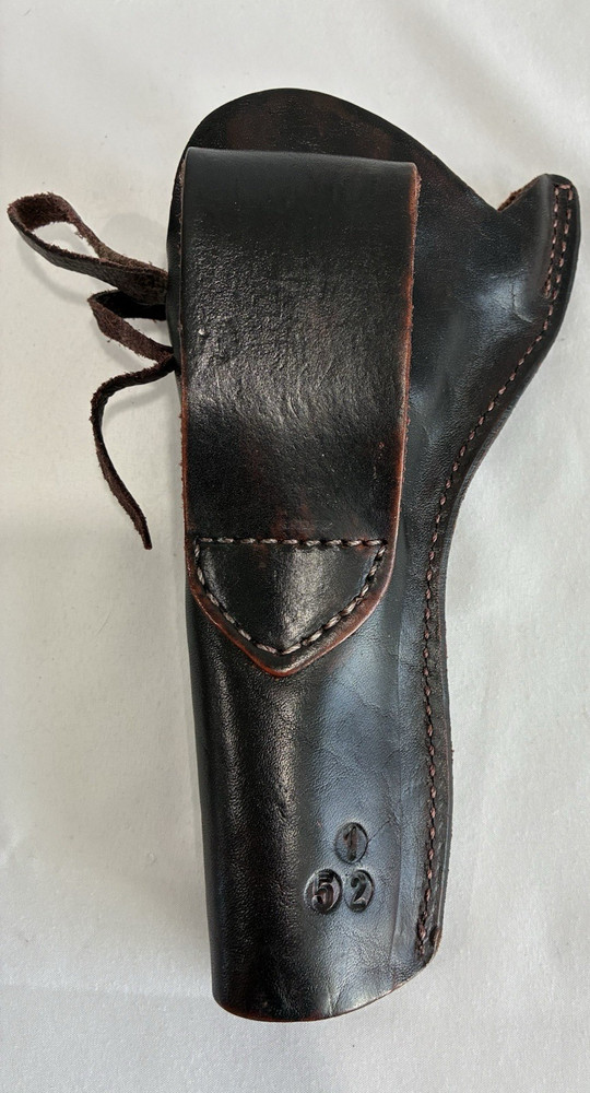 Tooled Leather Gun Holster Western Marked 152