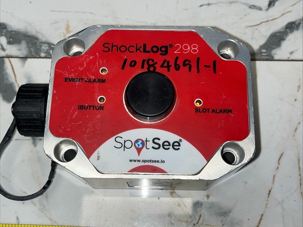 ShockWatch Spotsee ShockLog Model 298 Impact Recorder Data Logger UNTESTED