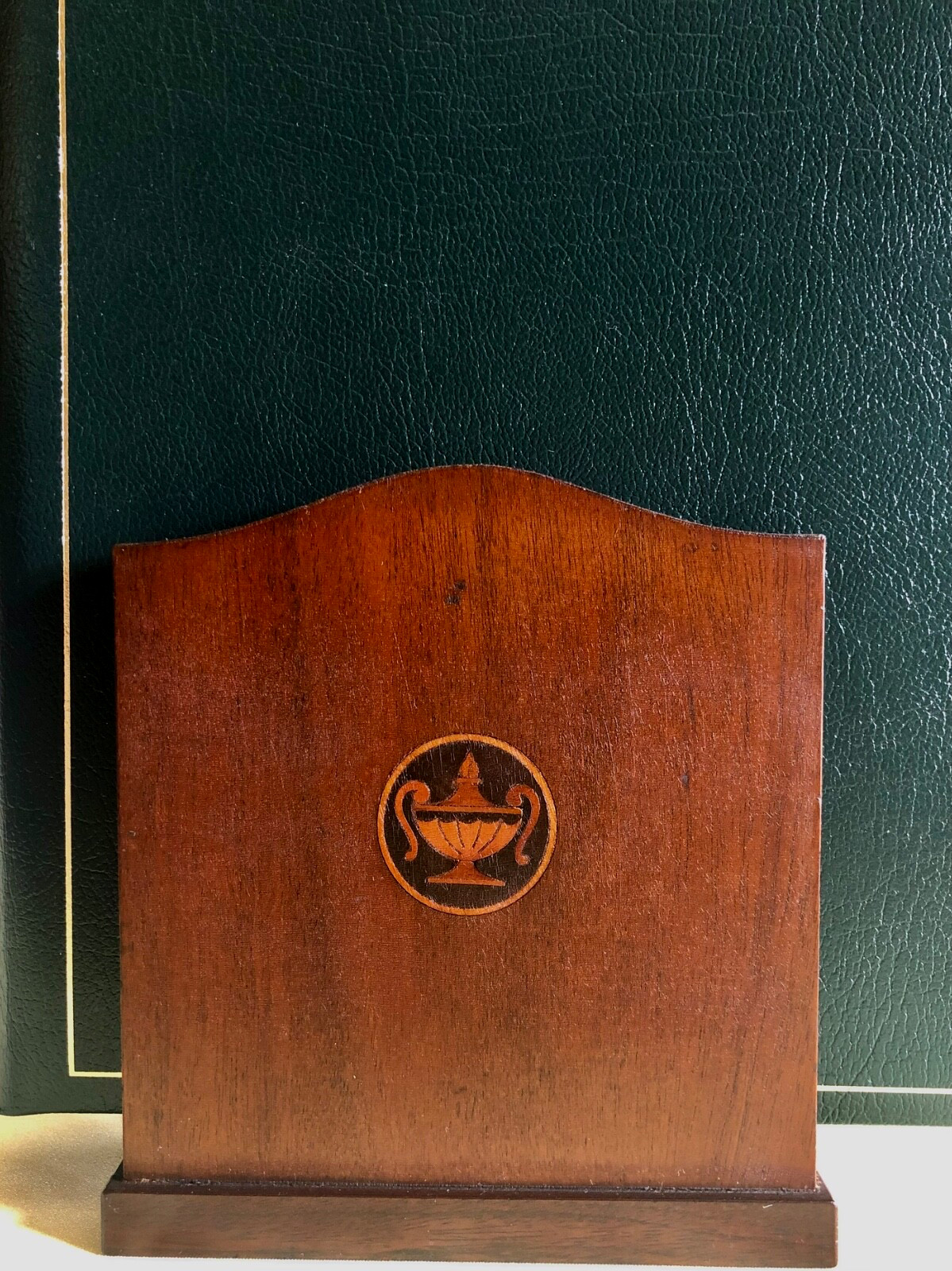 Antique English Regency Mahogany Book Slide Expandable Bookend Holder Library