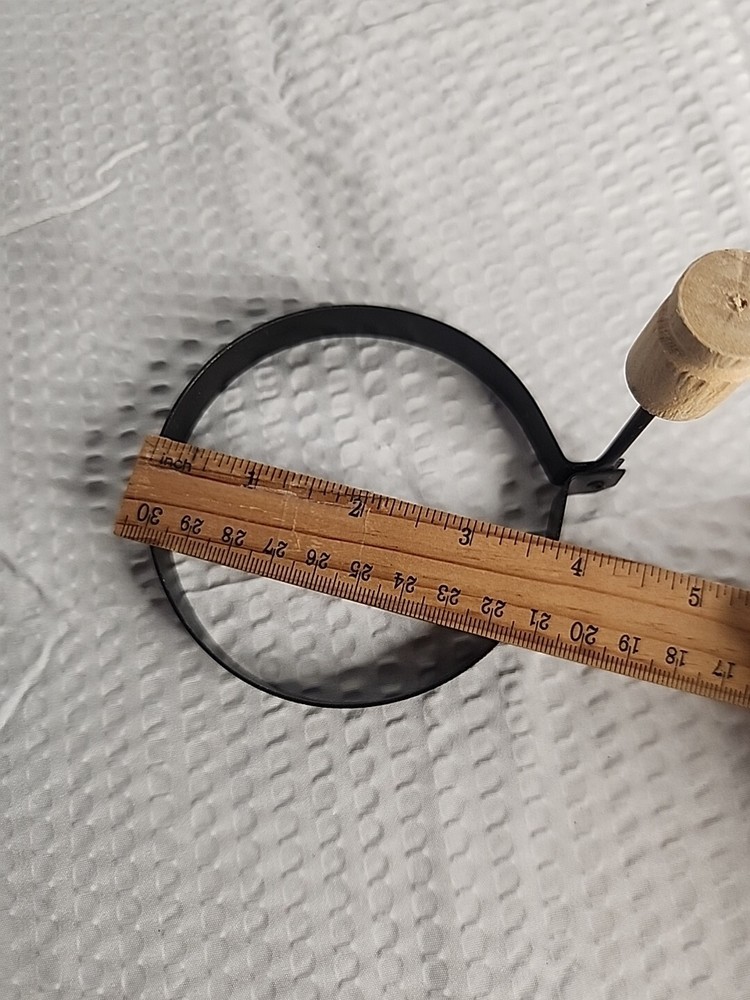 3.75” Diameter Egg/Biscuit Cooking Ring Metal