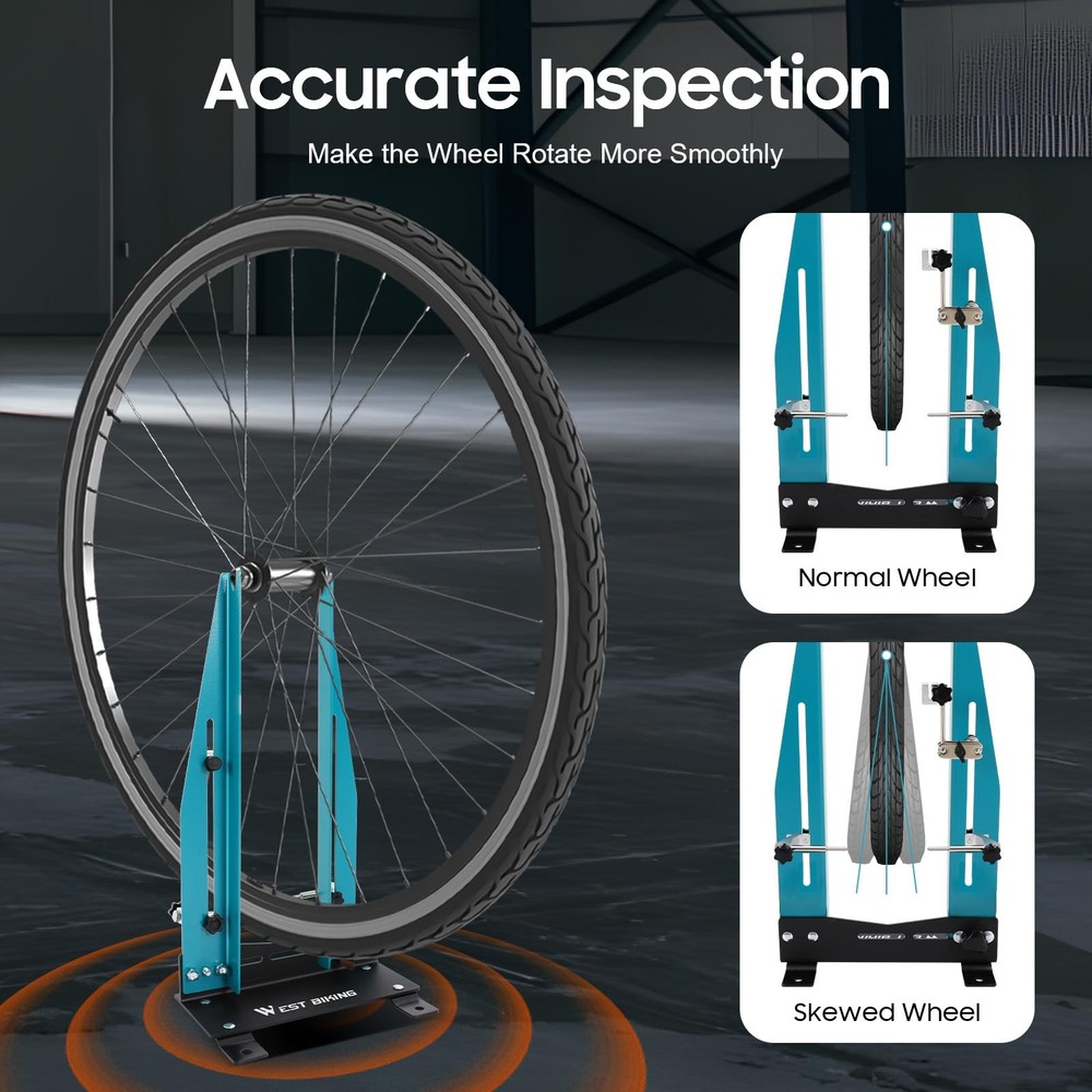 Bicycle Wheel Truing Stand Removable Multi-function Wheel Alignment Tool Road