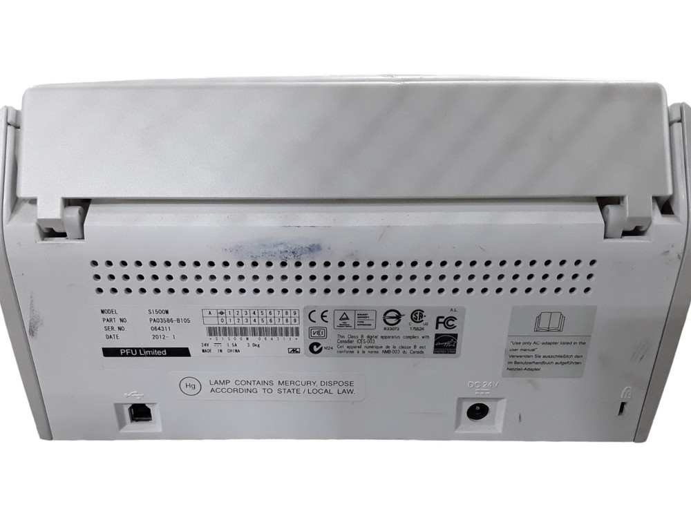 Fujitsu ScanSnap S1500M Document Scanner