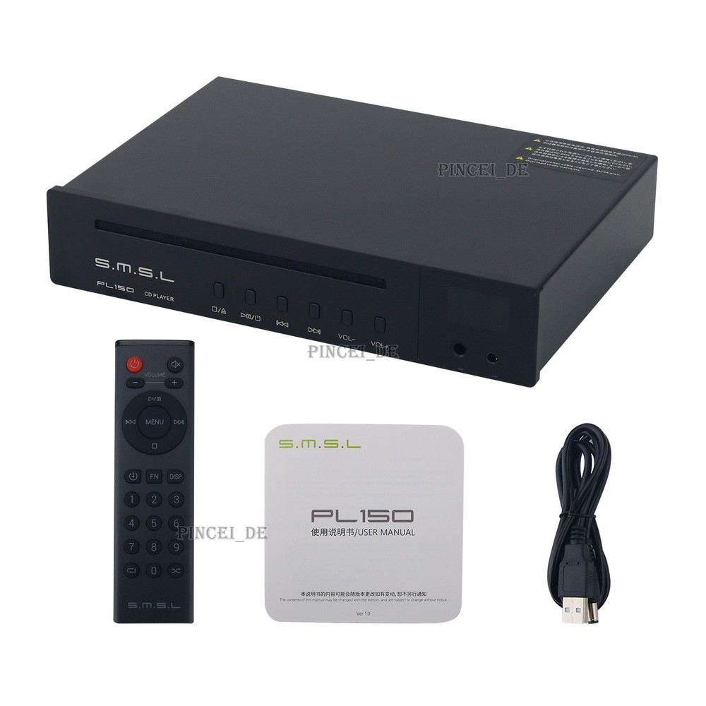 SMSL PL150 Professional Stereo Lossless CD Player Built-in CS43198 Decoding Chip