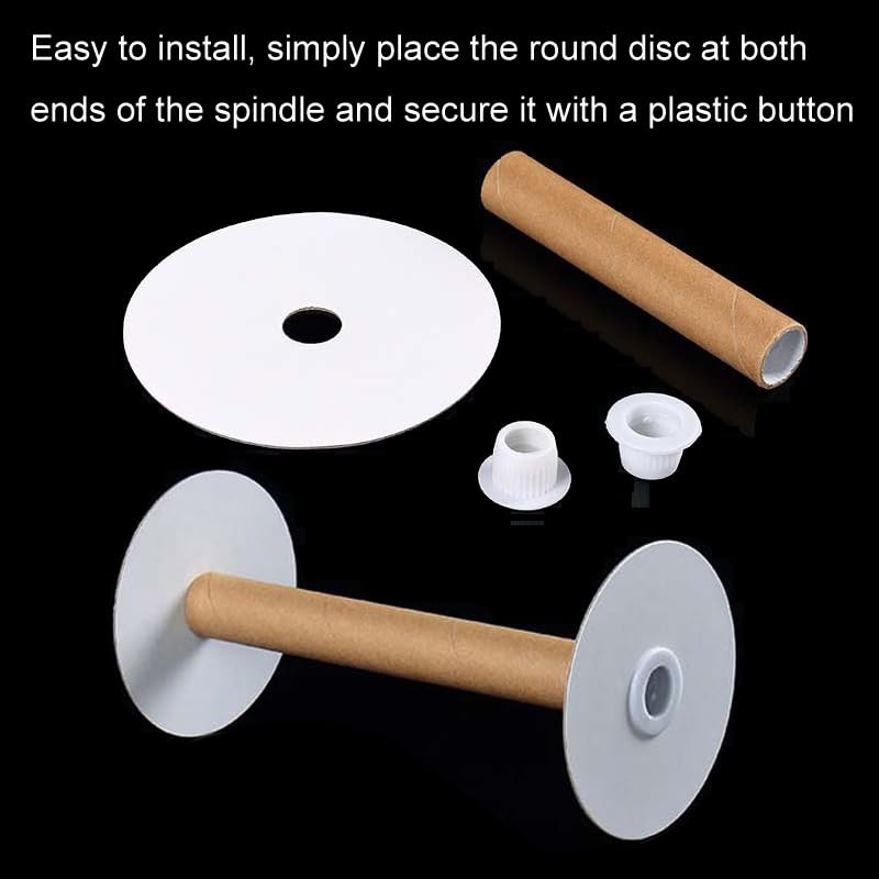 10 PCS Empty Paper Thread Spools Wire Bobbins 6x3cm Removable String Yarn