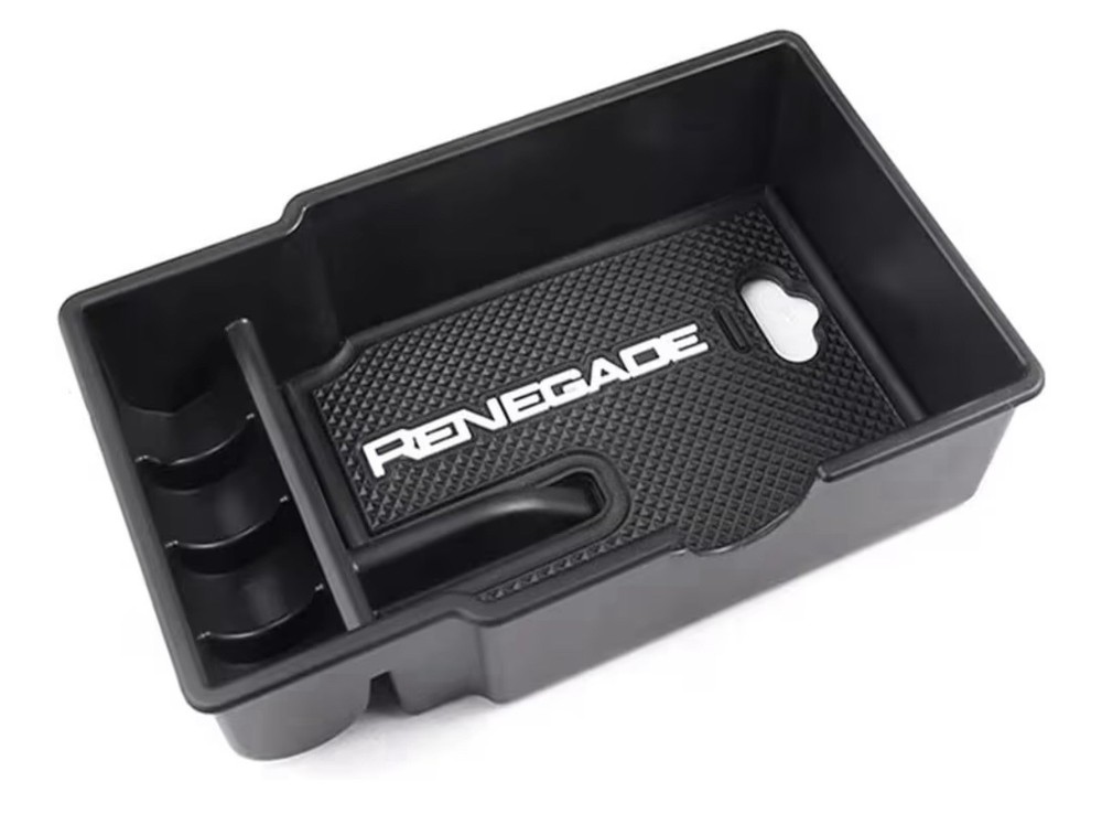 Center Console Storage Tray for Jeep Renegade 2015–2025 – Armrest Box Organizer