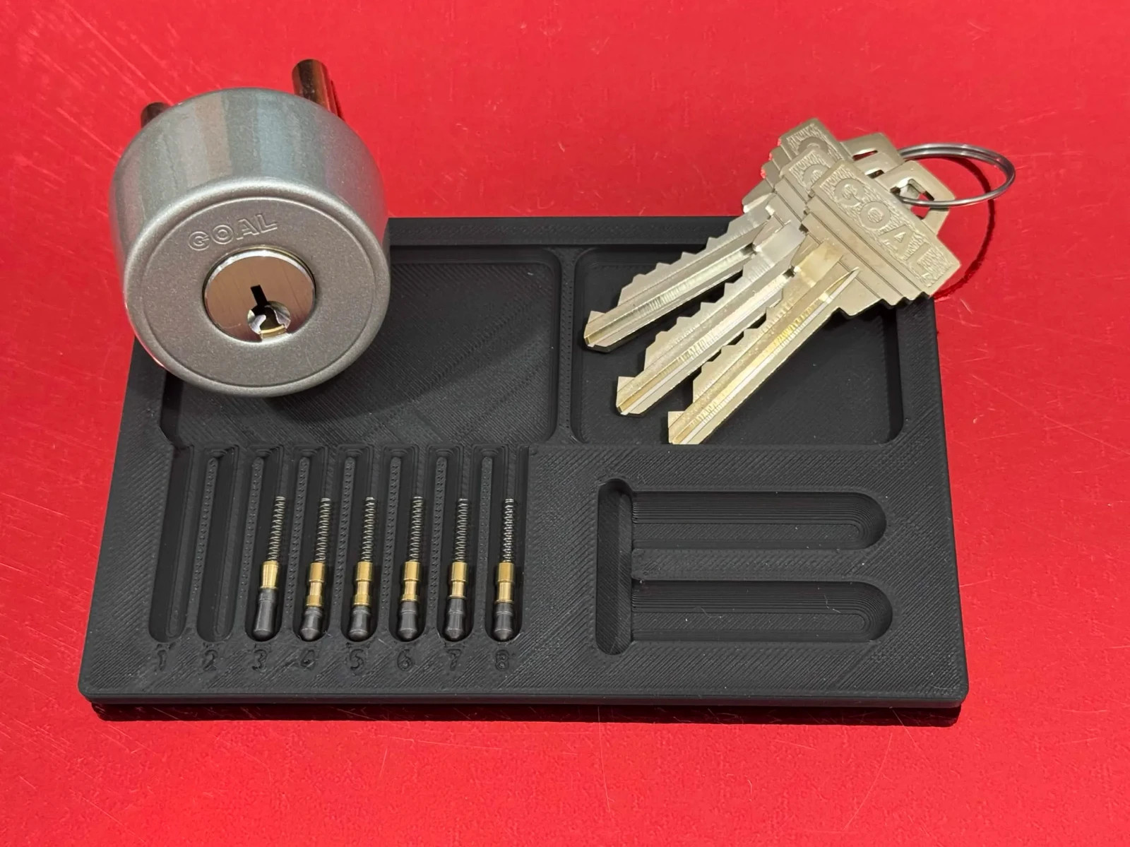 Goal P Lock Cylinder for locksport collectors
