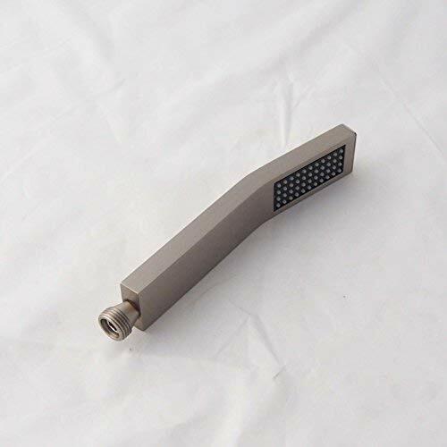 16" Square Ceiling Mount Rainfall LED Shower Head and 6 Massage Jets Spray