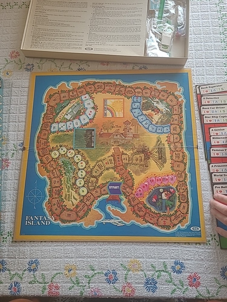 1978 Original Fantasy Island Board Game Complete