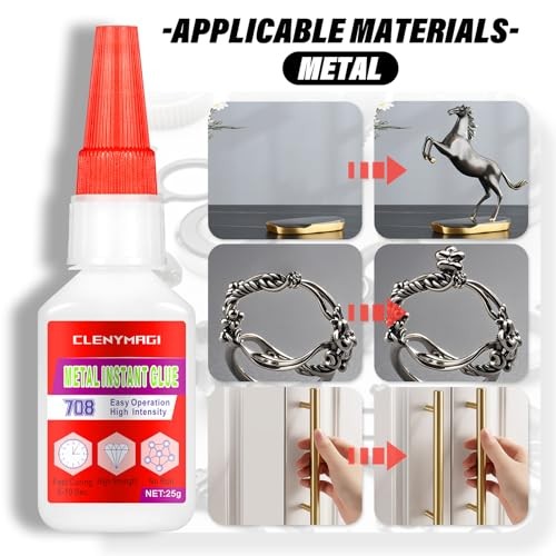 Wateproof Clear Metal Superglue - Instant Drying - 1 Pack