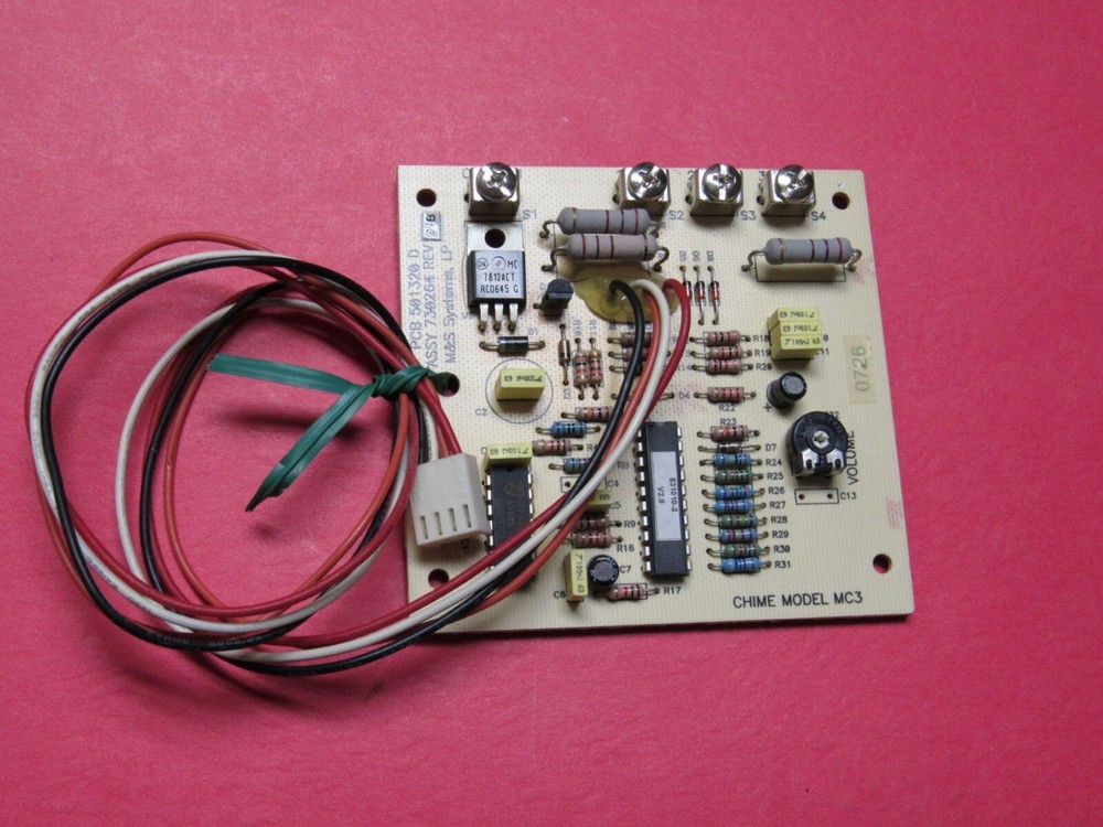 3-Note Chime Module MC3 M&S Intercom MC302, MC350A, MC602, MC702, 902