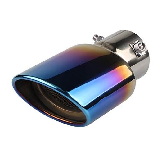 Universal Straight Type Stainless Steel Bolt-On Car Exhaust Tail Muffler Tip