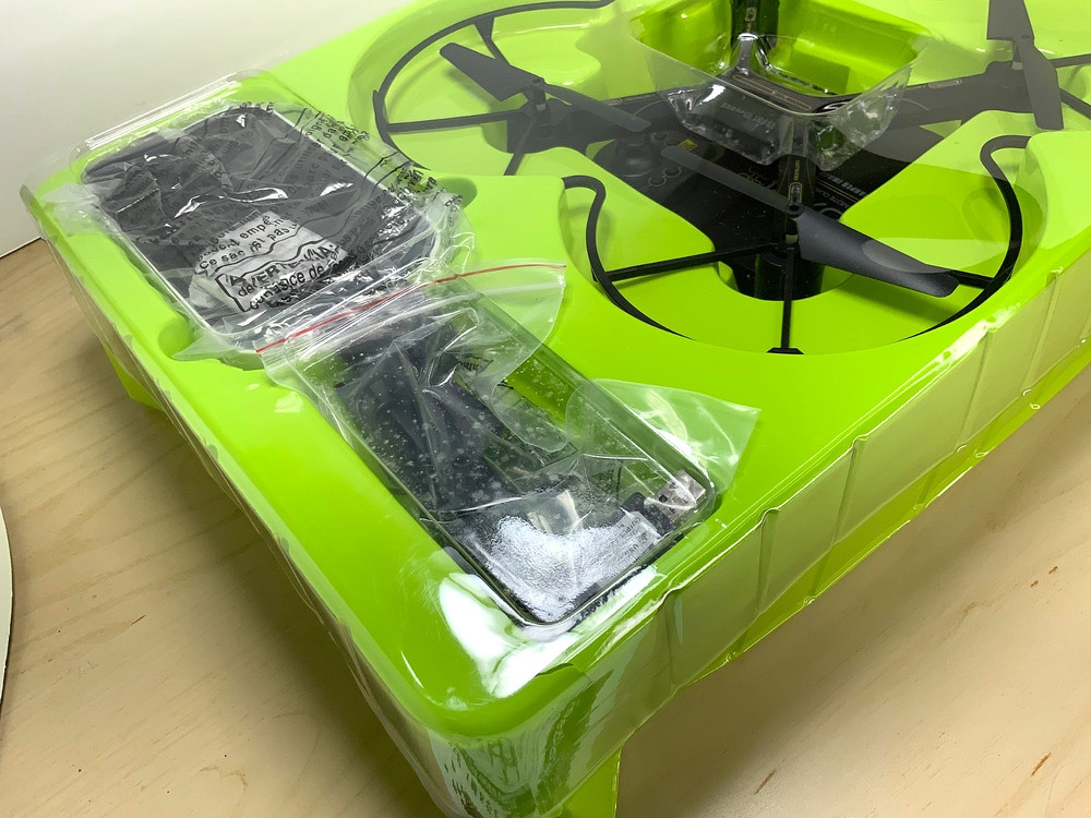 Sharper Image DX-4 FPV Streaming Drone HD Camera VR Headset 450ft Range