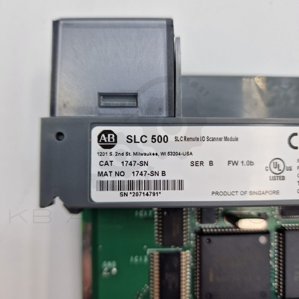 1747-SN SLC 500 remote I/O scanner module *** read description ***
