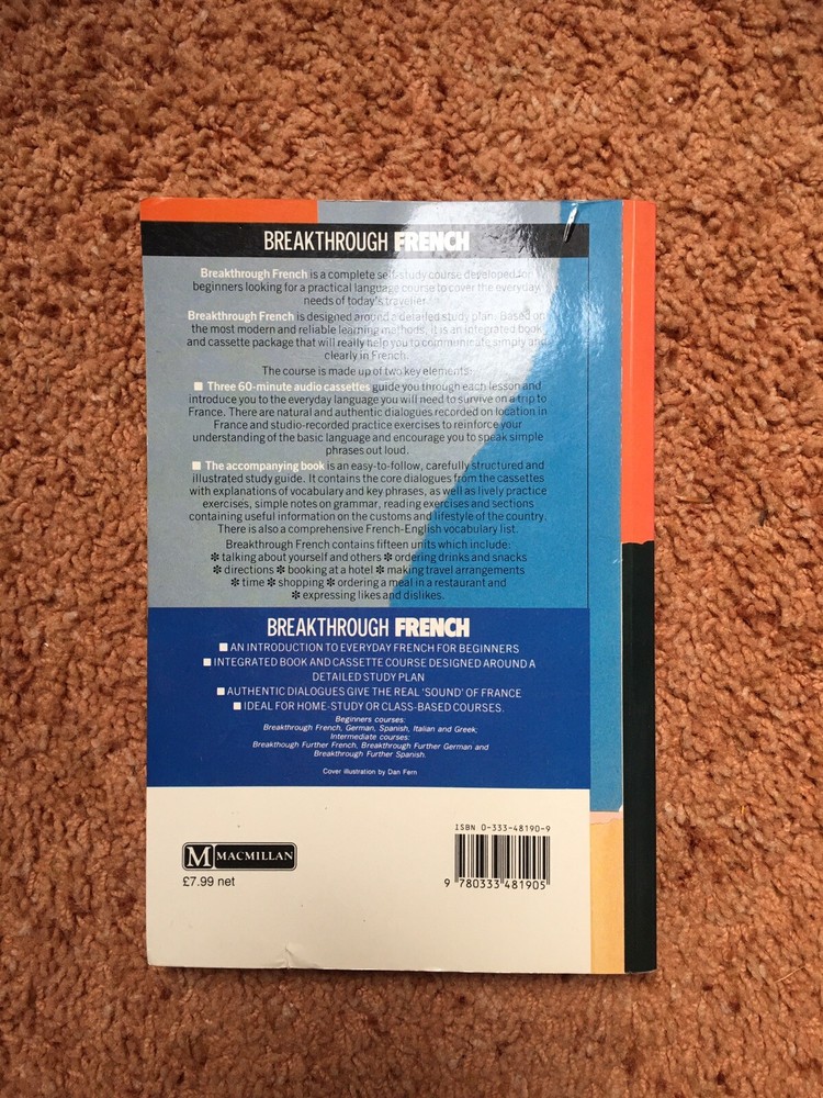 Breakthrough French The Complete Introductory Course Book