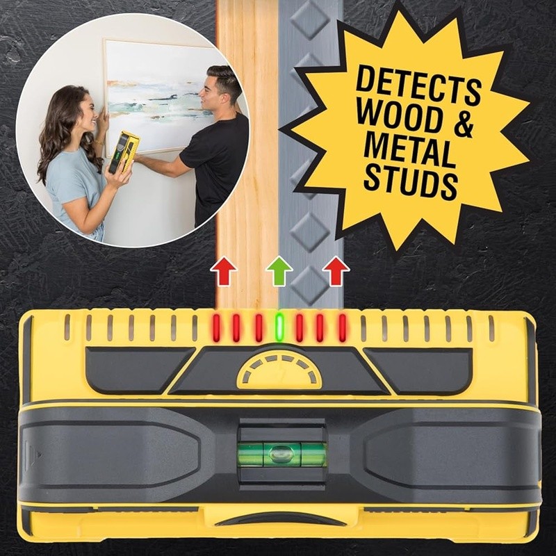 ProSensor M210 Stud Finder 13 Sensors Wall Scanner Live Wire Detection Durable