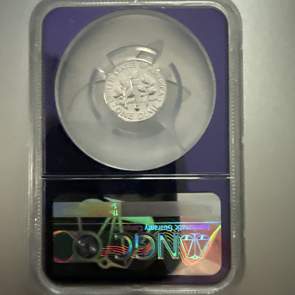 1955 10C Pf 69 Purple Core
