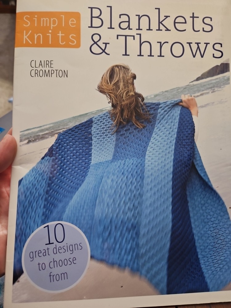 Simple Knits Blankets & Throws Knitting Book 10 Designs