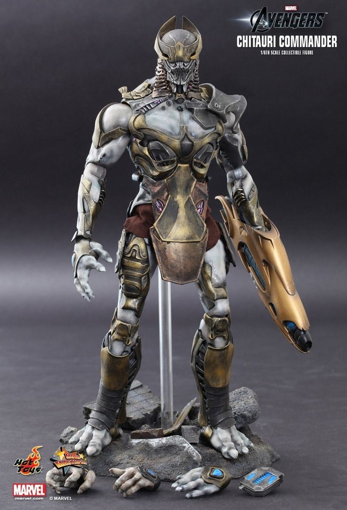1/6 Scale Toy Chitauri Commander - Weathered Helmet