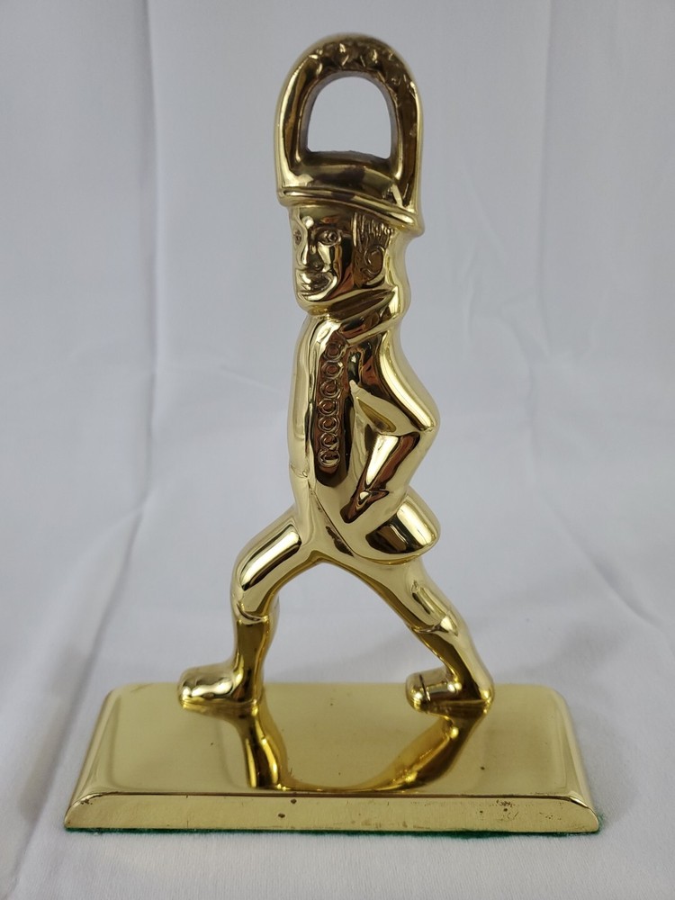 Baldwin ? Solid Brass Marching Hessian Soldier Doorstop - FREE SHIPPING